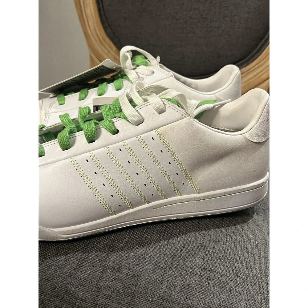 Adidas Street Sample Golf Shoes Sneakers Mens‎ Sz 12.5 Shoes Green White RARE